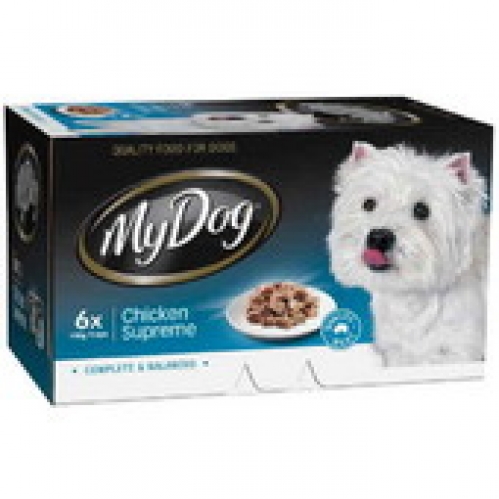 My Dog Chicken Supreme Dog Food Tray 600g