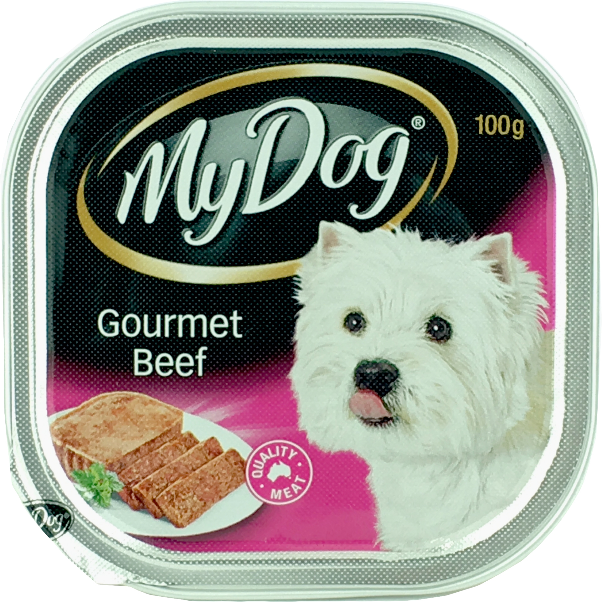 My Dog Gourmet Beef Dog Food Tray 100g