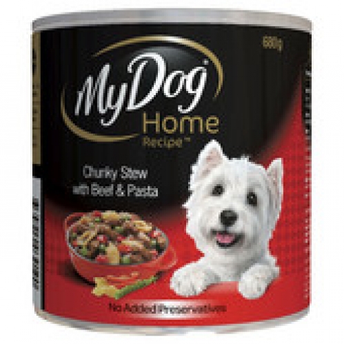 My Dog Home Recipe Dog Food Chunky Stew With Beef 680g