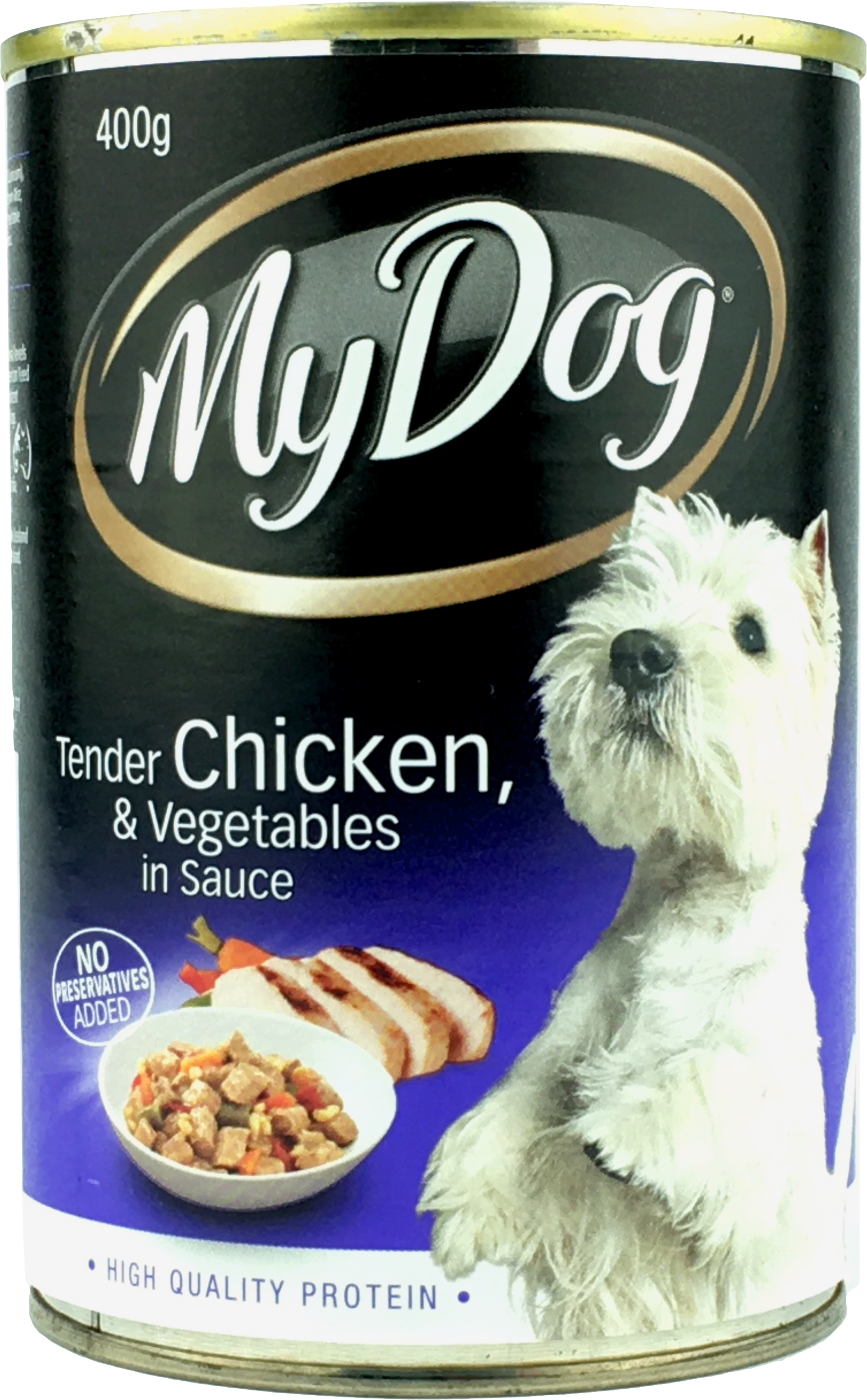 My Dog Shredded Chicken & Vegetables Canned Dog Food 400g