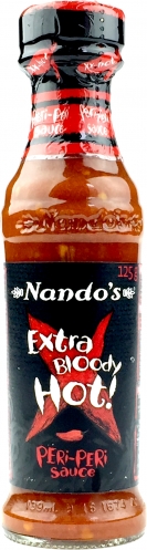Nando's Extra Bloody Hot Peri Peri Sauce 125mL