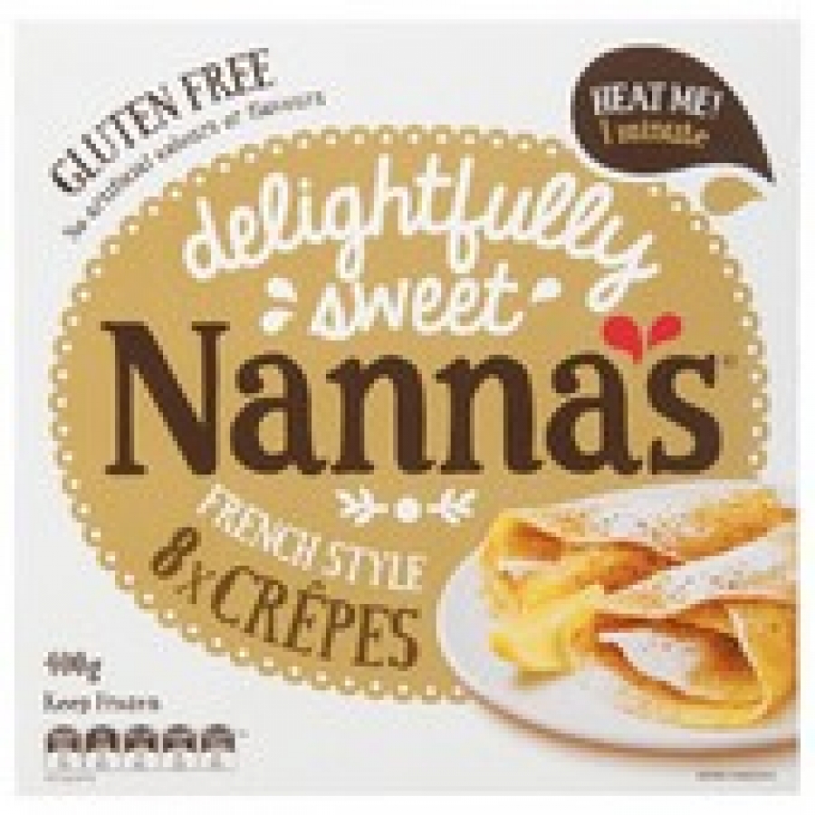 Nanna's Frozen French Style Crepes 400g