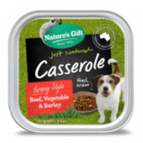 Natures Gift Dog Food Beef Vegetable And Barley 100g