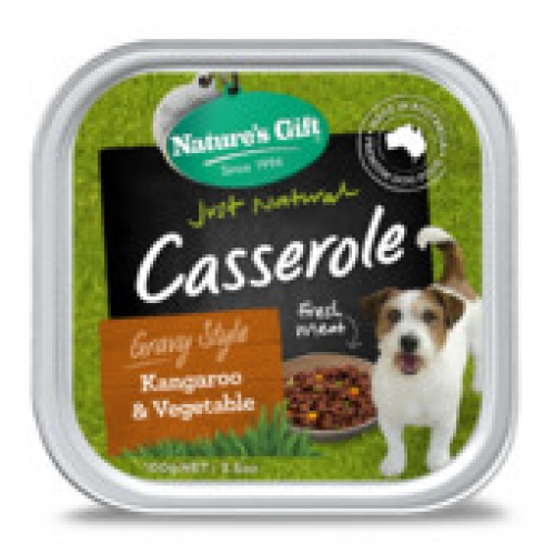 Natures Gift Dog Food Kangaroo Vegetables & Brown Rice 100g