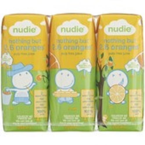 Nudie Nothing But Orange Juice Chilled 250mL 6 pack