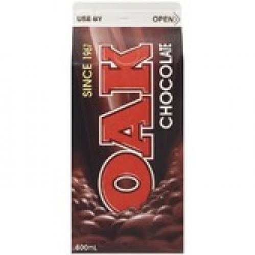 Oak Chocolate Flavoured Milk 600mL