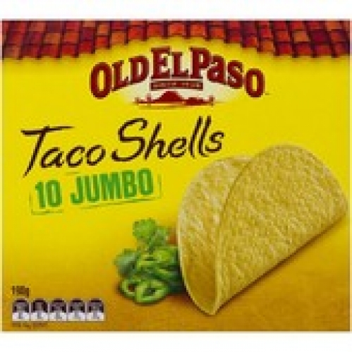Old El Paso Jumbo Taco Shells 190g