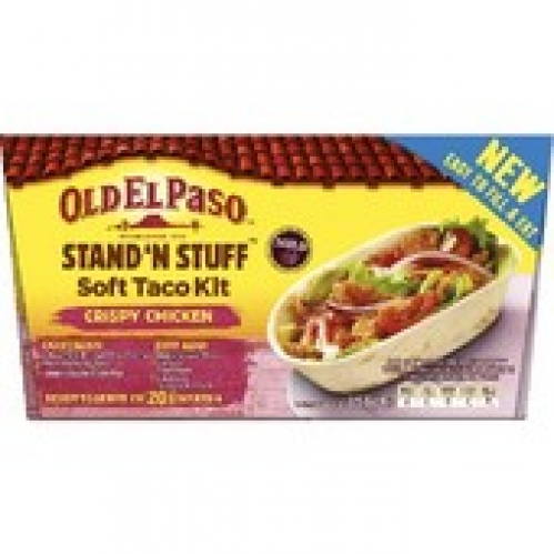 Old El Paso Stand N Stuff Crispy Chicken Soft Taco Kit 351g