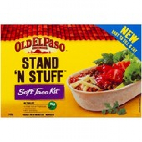 Old El Paso Stand N Stuff Soft Taco Kit 348g