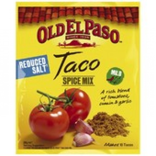 Old El Paso Taco Salt Reduced Seasoning Mix 30g