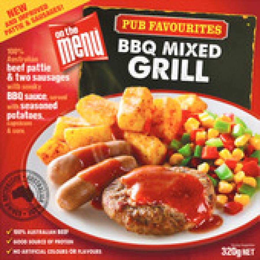 On The Menu BBQ Mixed Grill Frozen Meal 320g