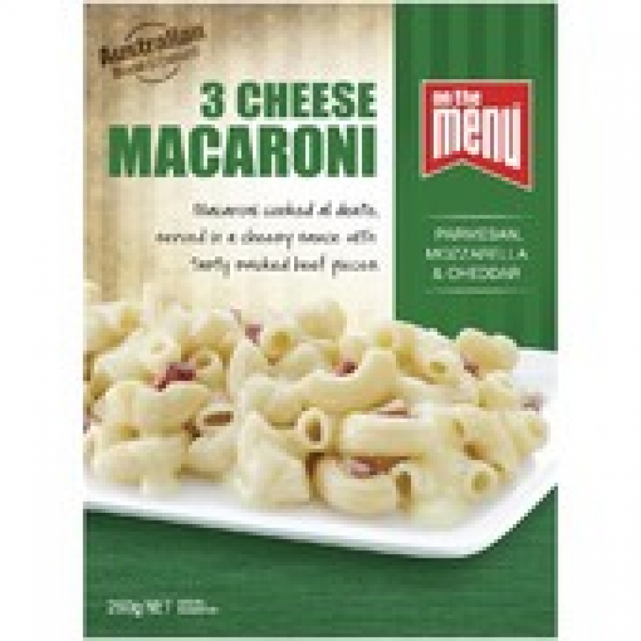 On The Menu Macaroni Cheese Frozen Meal 260g