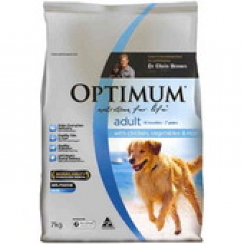 Optimum Chicken Vegetables & Rice Dry Dog Food 7kg