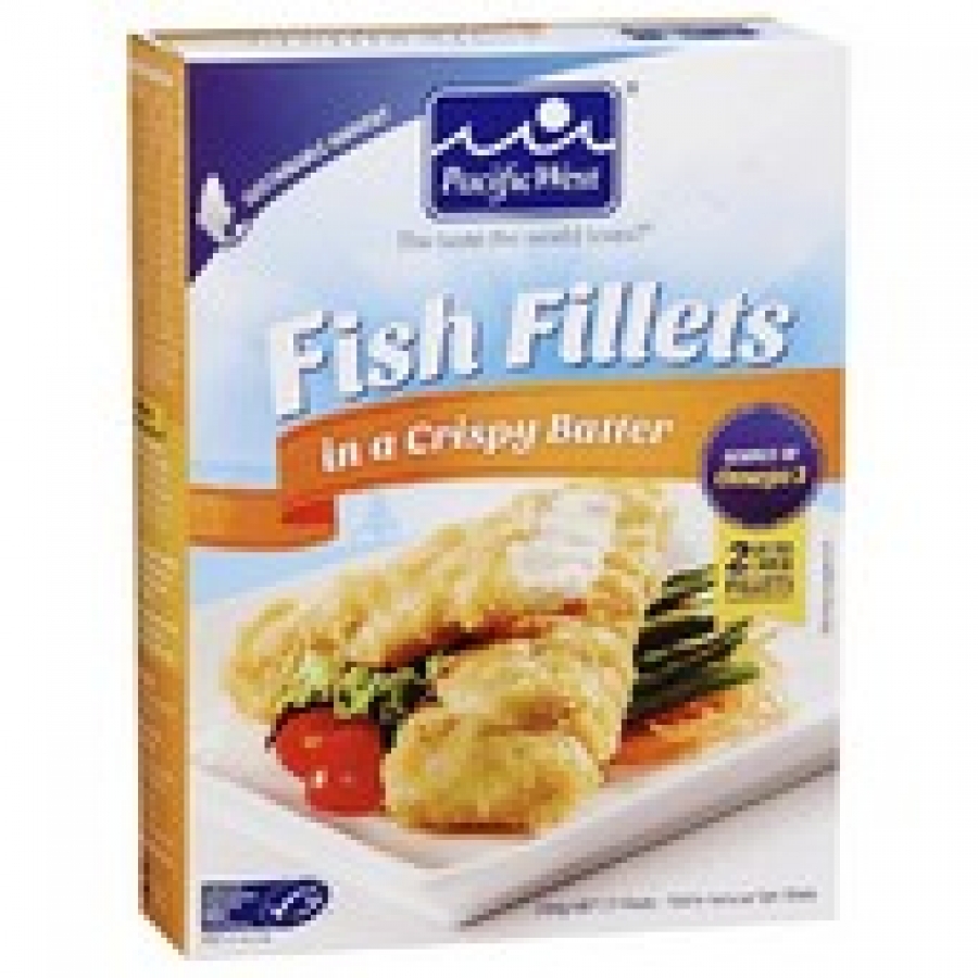 Pacific West Crispy Batter Frozen Fish Fillets 230g