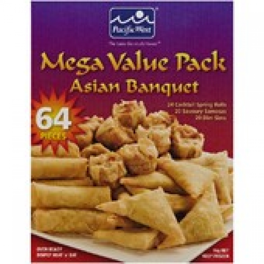 Pacific West Frozen Asian Banquet Mega Value Pack 1kg