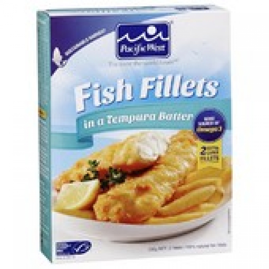 Pacific West Tempura Frozen Fish Fillets 230g