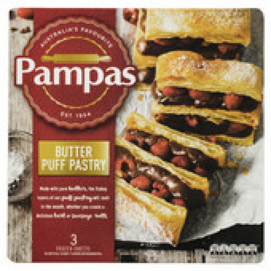 Pampas Frozen Puff Pastry 550g
