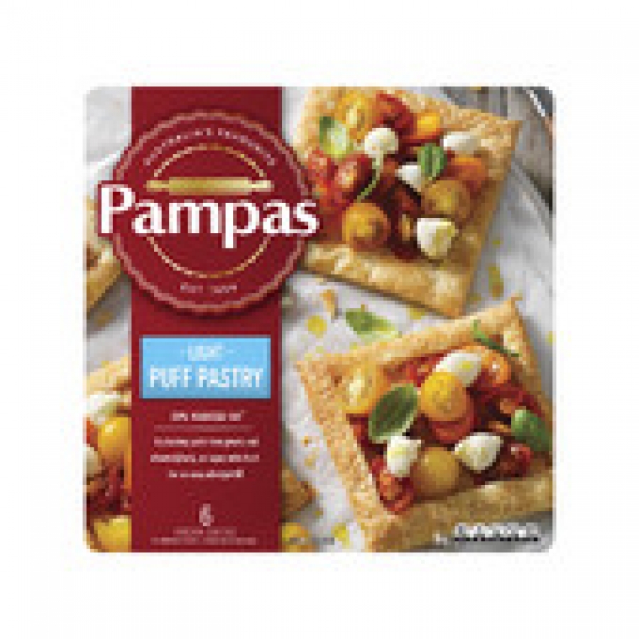 Pampas Frozen Reduced Fat Puff Pastry Sheets 6 pack 1kg