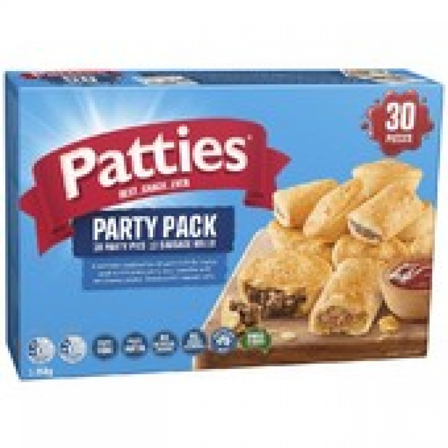 Patties Frozen Party Pack 30 pack 1.25kg