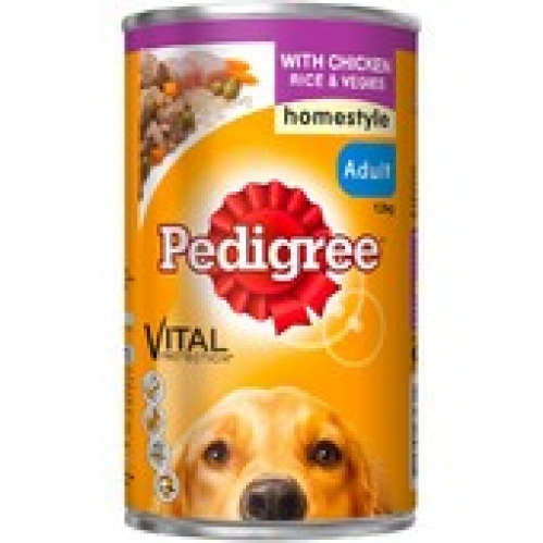 Pedigree Homestyle Chicken Canned Dog Food 1.2kg