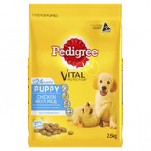 Pedigree Puppy Growth & Support Chicken & Rice Dry Dog Food 2.5kg