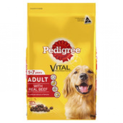 Pedigree Real Beef Dry Dog Food 8kg