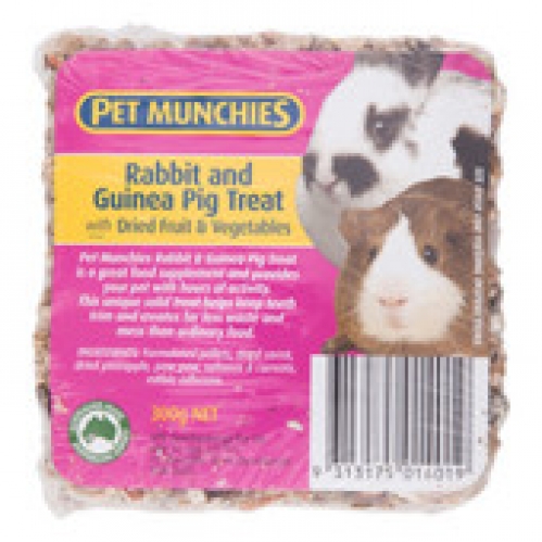 Pet Munchies Rabbit & Guinea Pig Block 300g