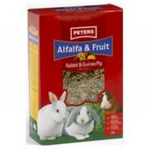 Peters Alfalfa n Fruit Rabbit & Guinea Pig Food 2kg