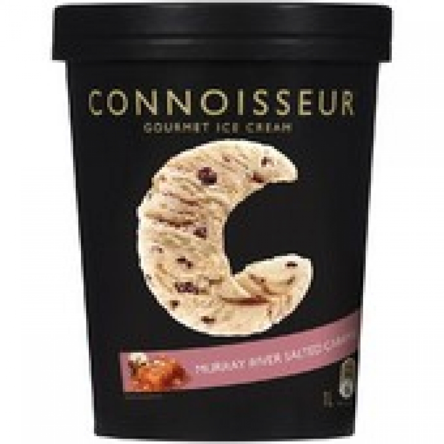 Peters Connoisseur Murray River Salted Caramel Ice Cream 1L