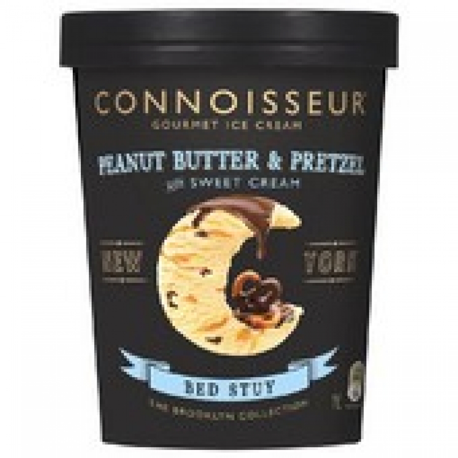 Peters Connoisseur Peanut Butter & Pretzel Ice Cream 1L