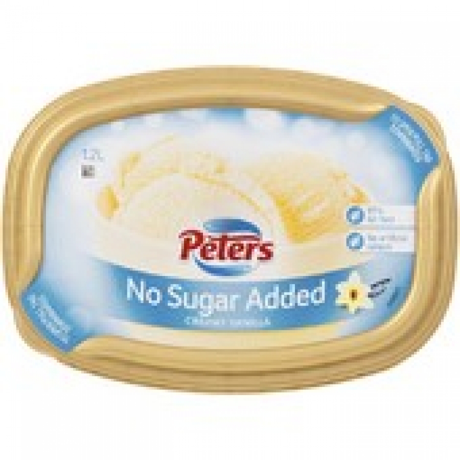 Peters No Added Sugar Vanilla 1.2L