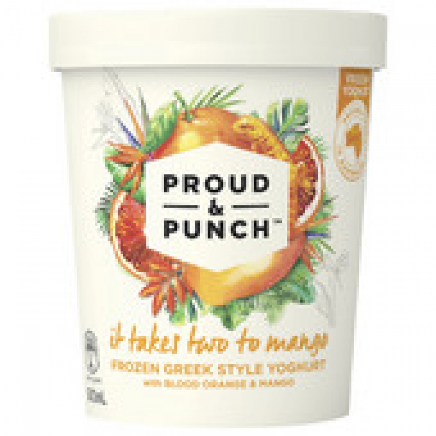 Peters Proud & Punch Greek Style Mango Frozen Yoghurt 900mL