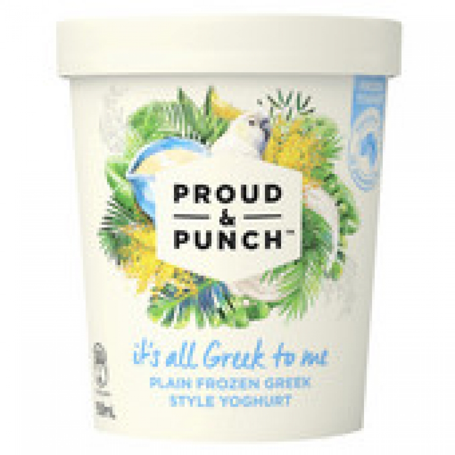 Peters Proud & Punch Greek Style Natural Frozen Yoghurt 900mL