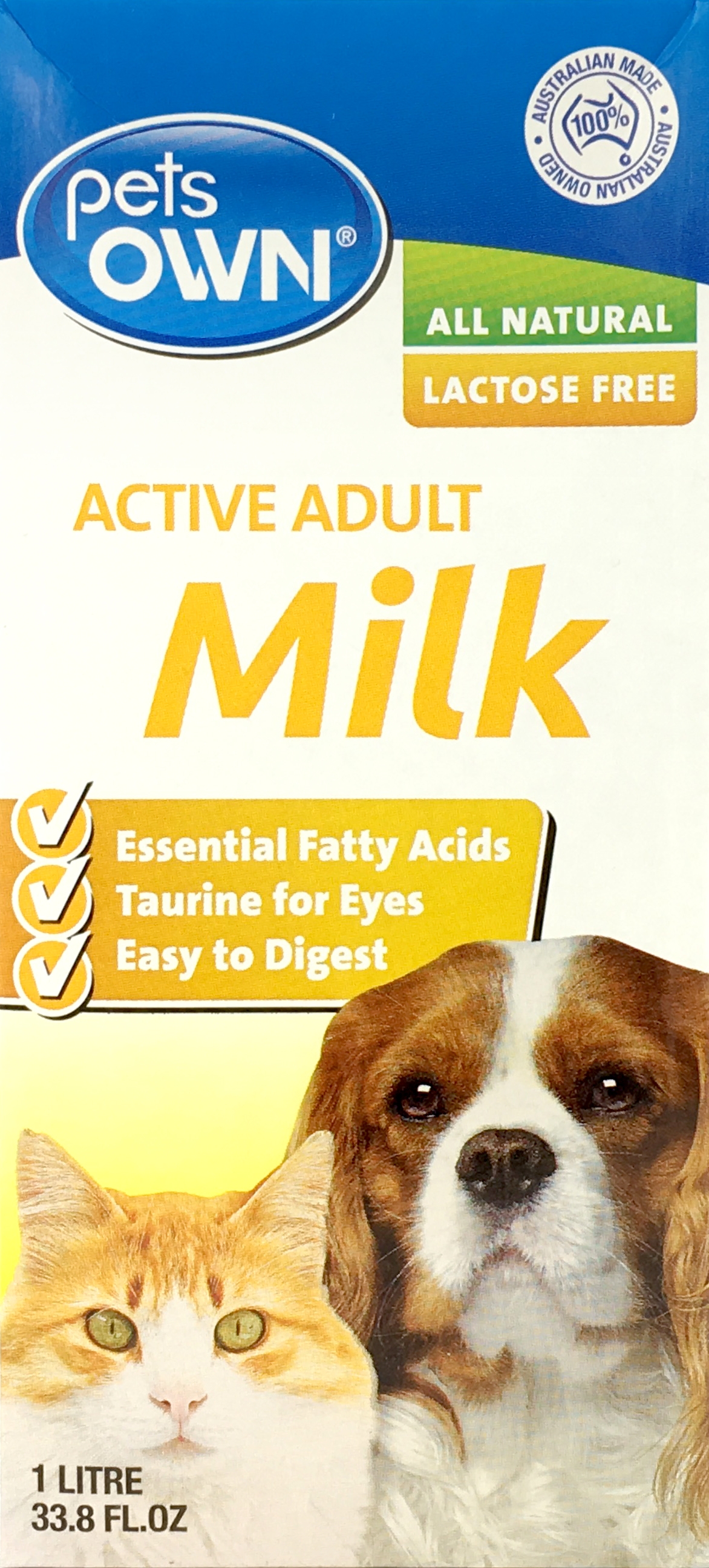 Pet's Own Milk Cat & Dog Lactose Free Dog Food 1L