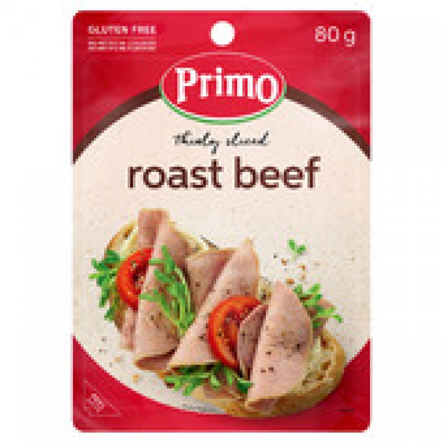 Primo Roast Beef Thin Sliced 80g