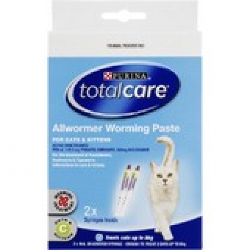 Purina Total Care Allwormer Paste Cat & Kit 2 pack