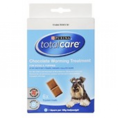 Purina Total Care Dog Worming Treatment Chocolate 6 Pieces 6 pack