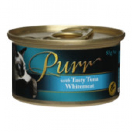 Purr Tasty Tuna Whitemeat Cat Food 85g