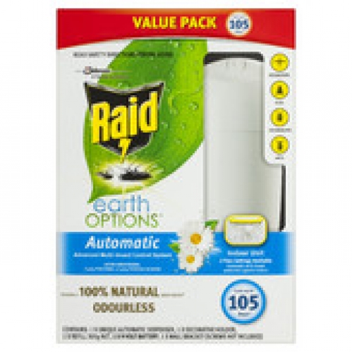 Raid Earth Option Indoor Insect Repellant Spray Primary Unit 305g