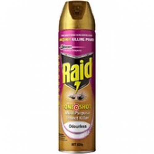Raid One Shot Multipurpose Odourless Insect Killer 320g