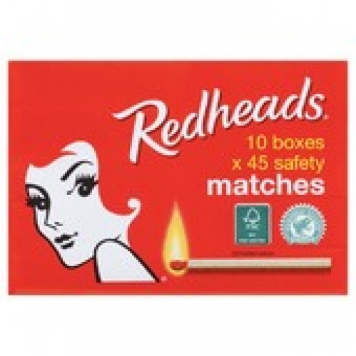 Redhead Matches 10 pack