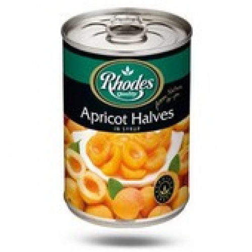 Rhodes South African Apricot Halves In Syrup 825g
