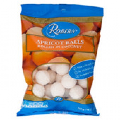 Robern Apricot Balls Rolled in Coconut 200g