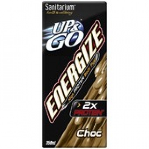 Sanitarium Up & Go Chocolate Energize Flavoured Milk 350mL