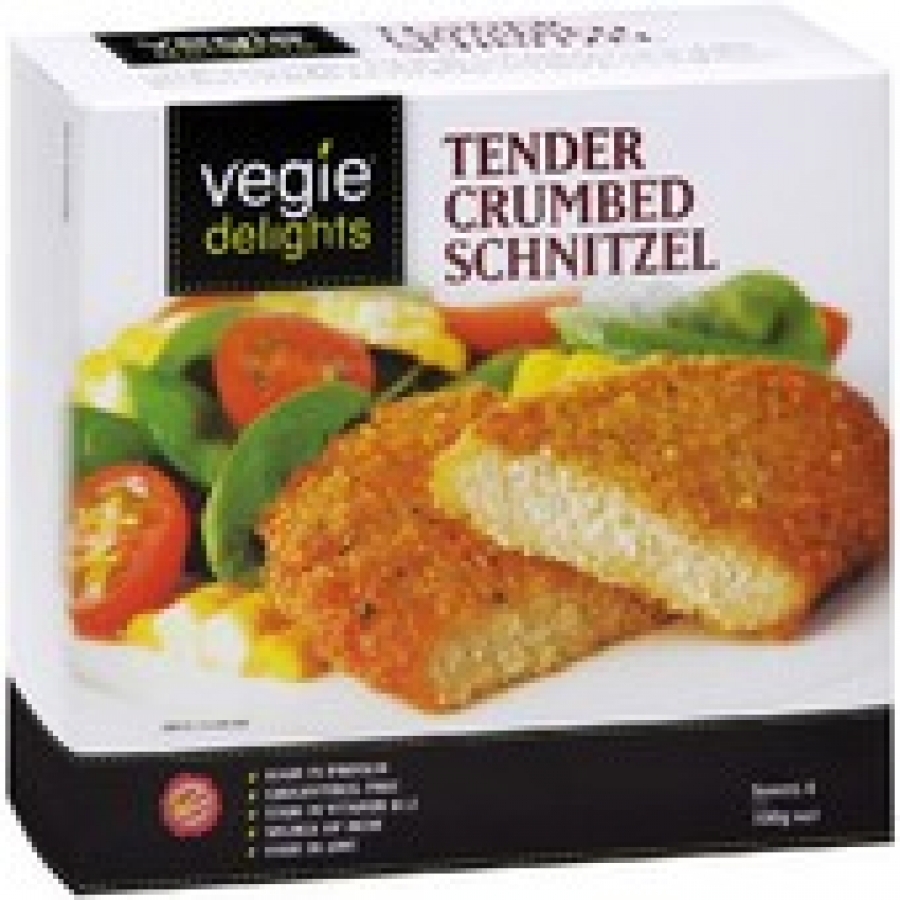 Sanitarium Vegie Delights Frozen Tender Crumbed Meat Free Schnitzels 300g