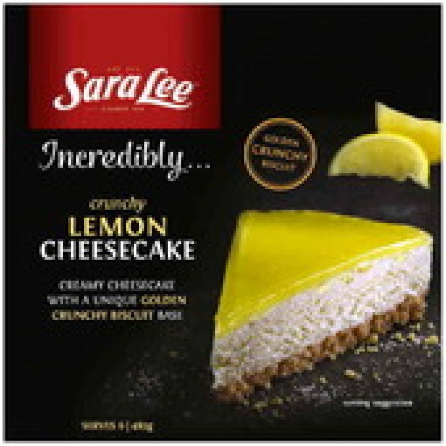 Sara Lee Frozen Incredibly Lemon Cheesecake 485g