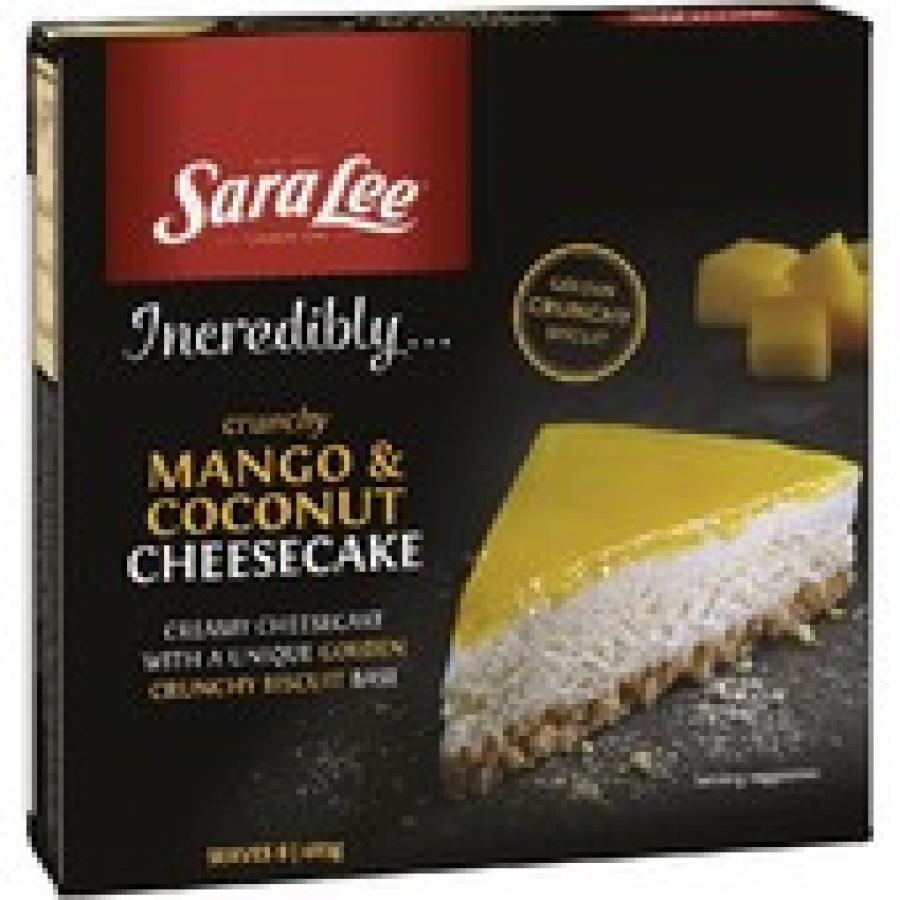 Sara Lee Frozen Incredibly Mango Cheesecake 485g