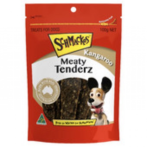 Schmackos Meaty Tenderz Dog Treat Kangaroo 100g