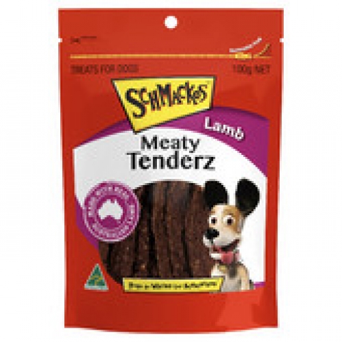 Schmackos Meaty Tenderz Dog Treat Lamb 100g