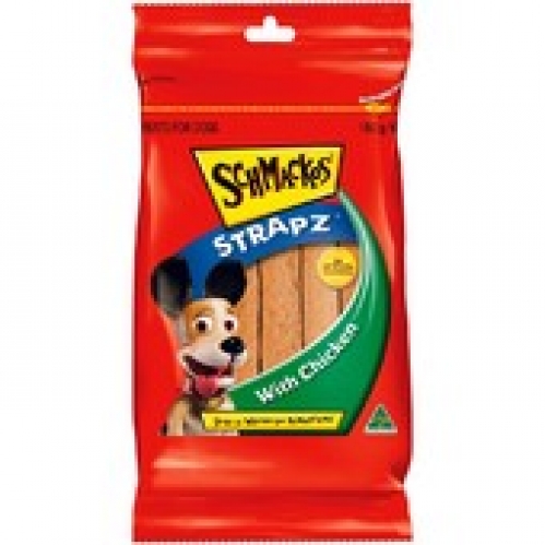 Schmackos Strapz with Real Chicken Dog Treats 180g